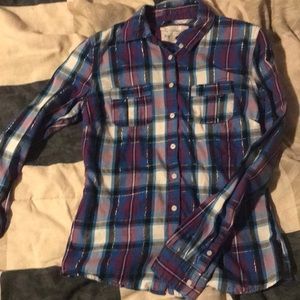 Blue And Purple Aero Cotton Flannel